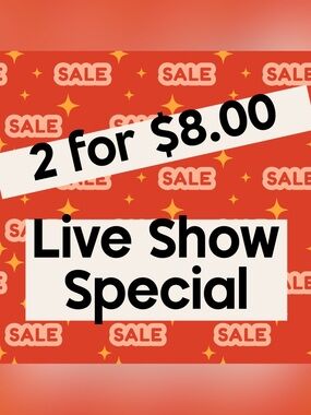 August 12th Unlisted Described LIVE Show Delivery times vary 1-3 weeks from AK.